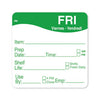 Day Food Labels 51mm x 51mm 500 Pack