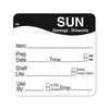 Day Food Labels 51mm x 51mm 500 Pack