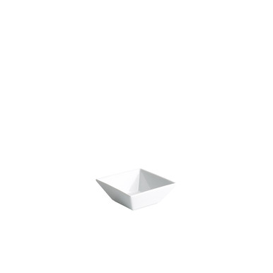 Genware Ceramic Square Dip Dish 6.5 x 3cm 6 Pack
