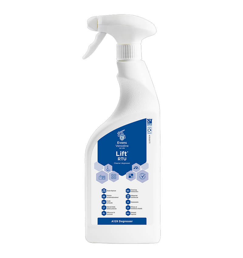 Evans Lift Heavy Duty Cleaner And Degreaser 750ml Ready To Use Trigger Bottles