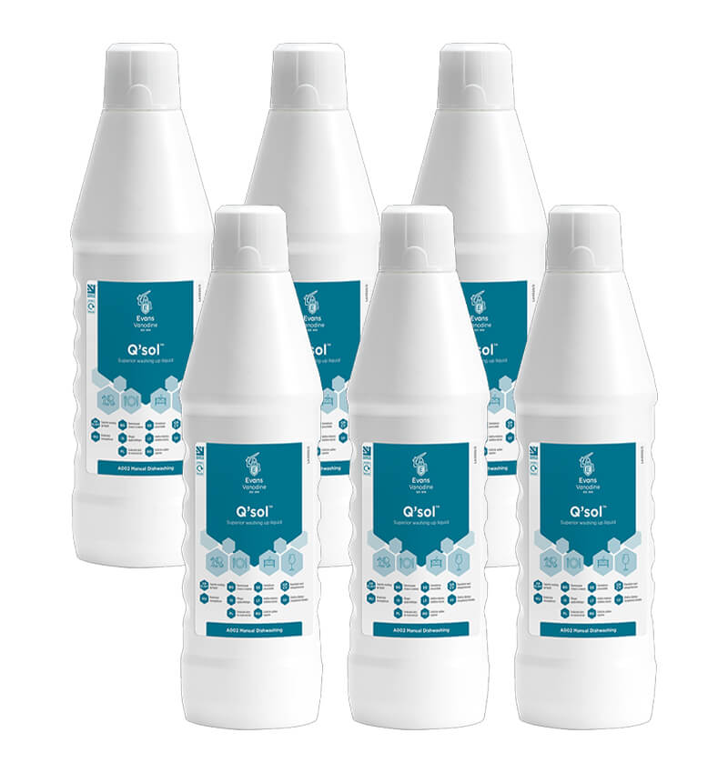 Evans Qsol Perfumed Washing Up Liquid 1Ltr