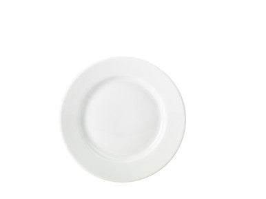 Genware Porcelain Classic Winged Plate 17cm/6.5" 6 Pack