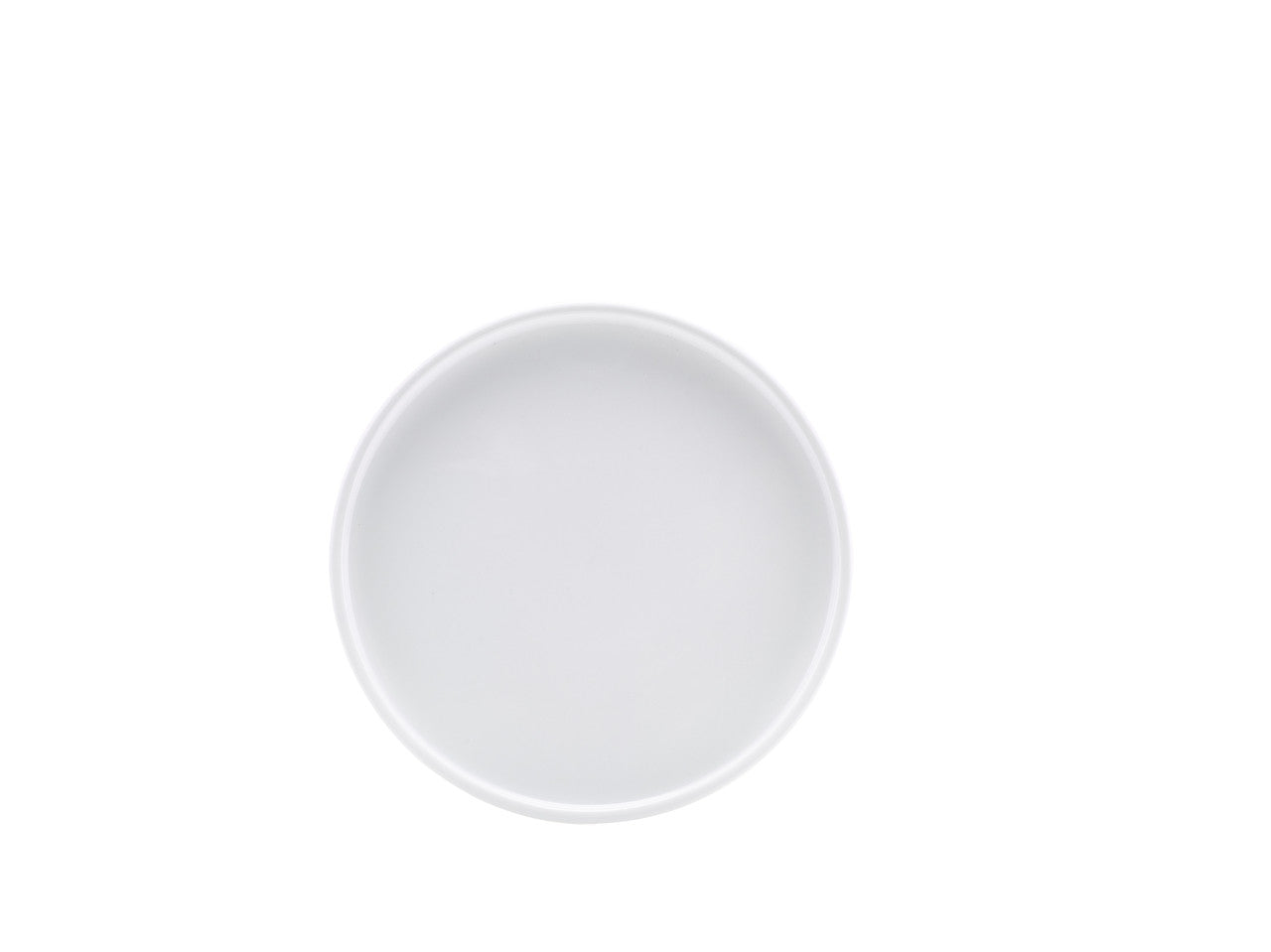 Genware Porcelain Low Presentation Plate 20cm/8" 6 Pack
