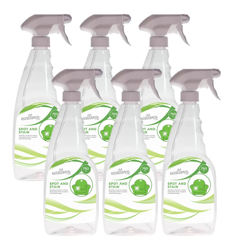 Excellence Spot And Stain Carpet Cleaner 750ml Ready To Use Trigger Bottles