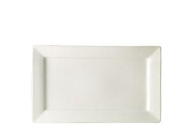Genware Porcelain Rectangular Plate 30.5 x 18.5cm/12 x 7.25" 6 Pack
