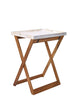GenWare Acacia Wood Butler Tray Stand