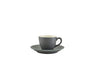 Genware Porcelain Matt Grey Saucer 12cm/4.75" 6 Pack