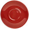 Genware Porcelain Red Saucer 12cm/4.75" 6 Pack