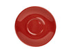Genware Porcelain Red Saucer 16cm/6.25" 6 Pack