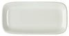 Genware Porcelain Rounded Rectangular Plate 24.5 x 12.5cm/9.75 x 5" 6 Pack