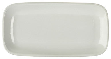 Genware Porcelain Rounded Rectangular Plate 29.5 x 15cm/11.5 x 6" 6 Pack
