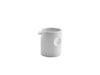 Genware Porcelain Pinched Solid Milk Jug 8.5cl/3oz 12 Pack