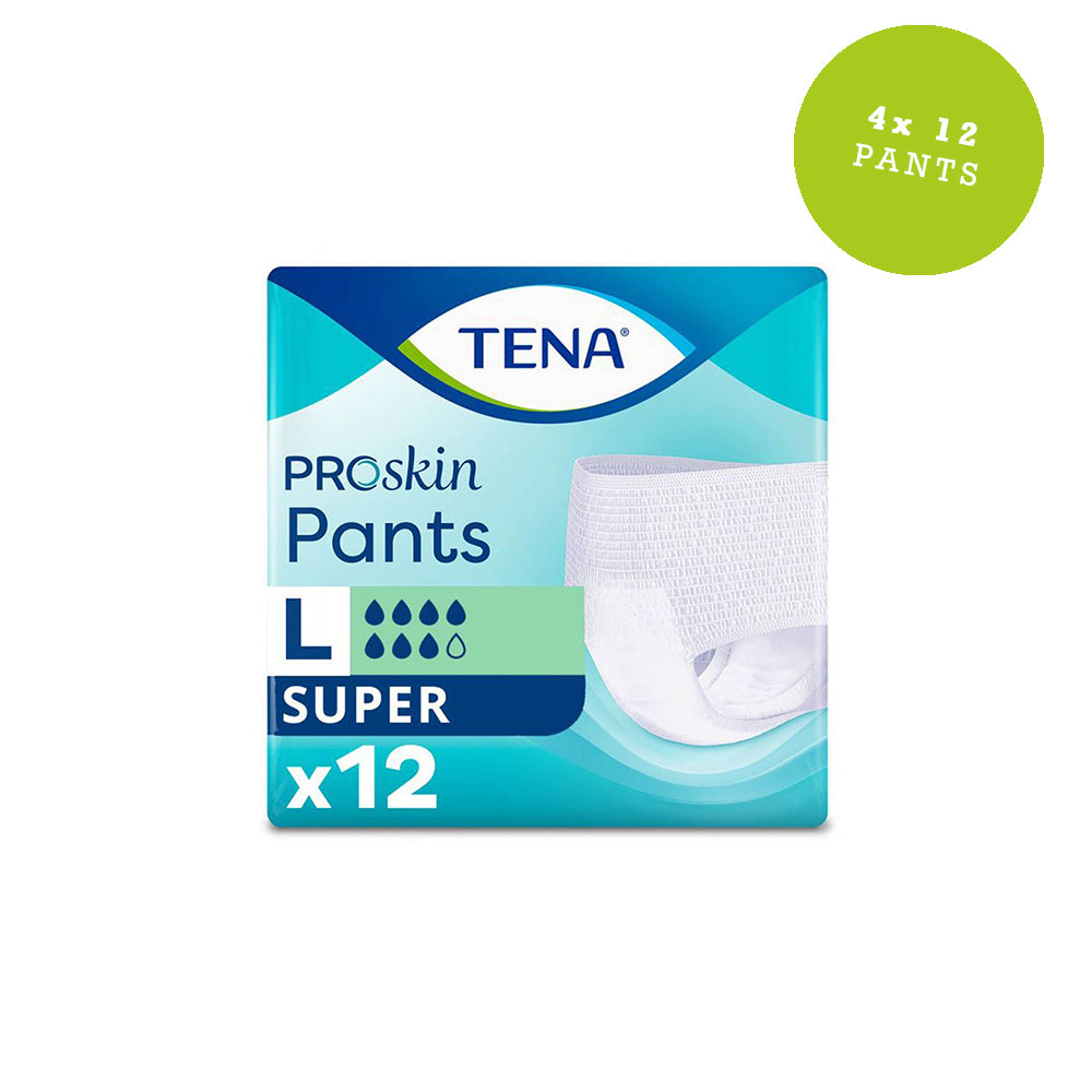 Tena 793663 Pants Super Large (1700 - 2100ML) Waist 100-135CM 12 Pack