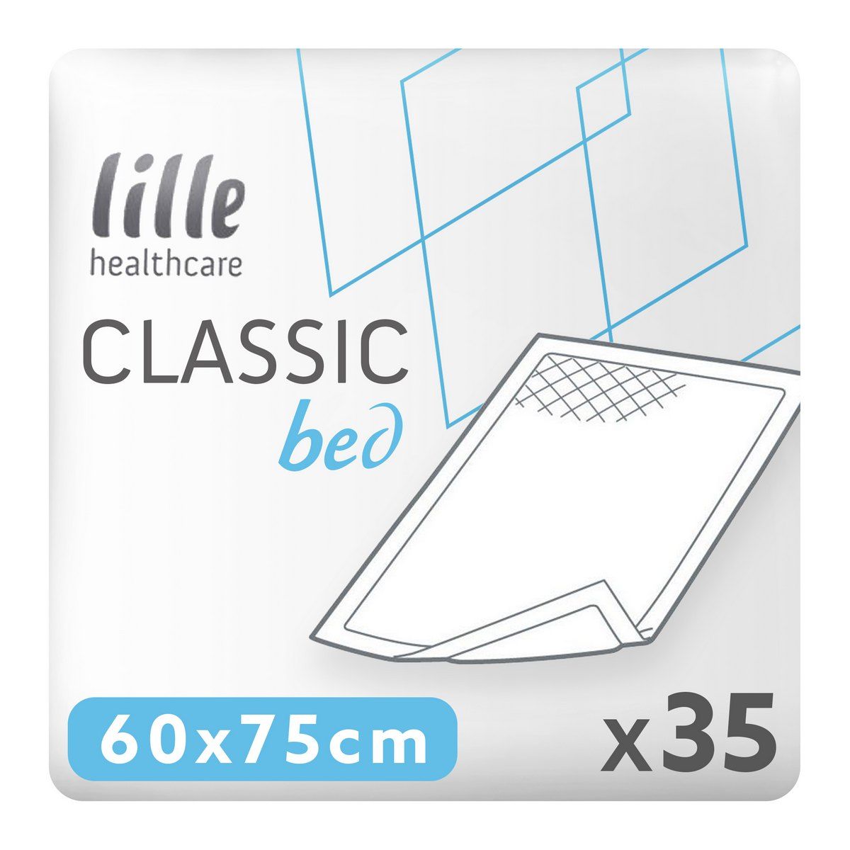 Lille Disposable Bed Pad Extra 60 x 90cm 35 Pack LFBD8411-02