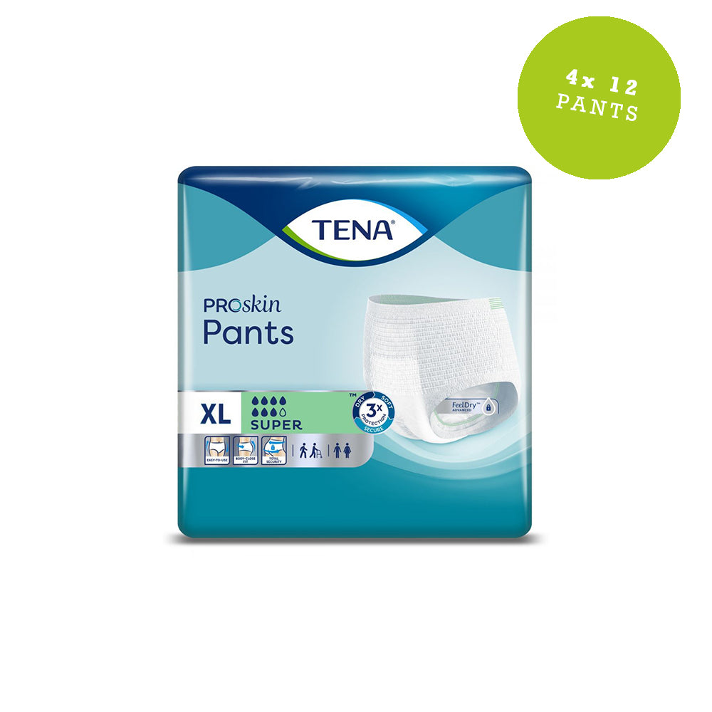 Tena Pants Super X Large 12 Pack 793762