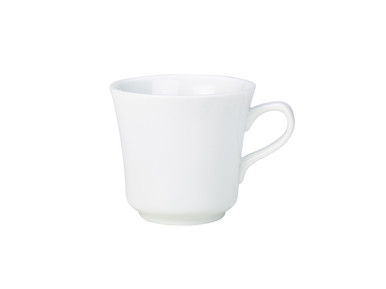 Genware Porcelain Tea Cup 23cl/8oz 6 Pack