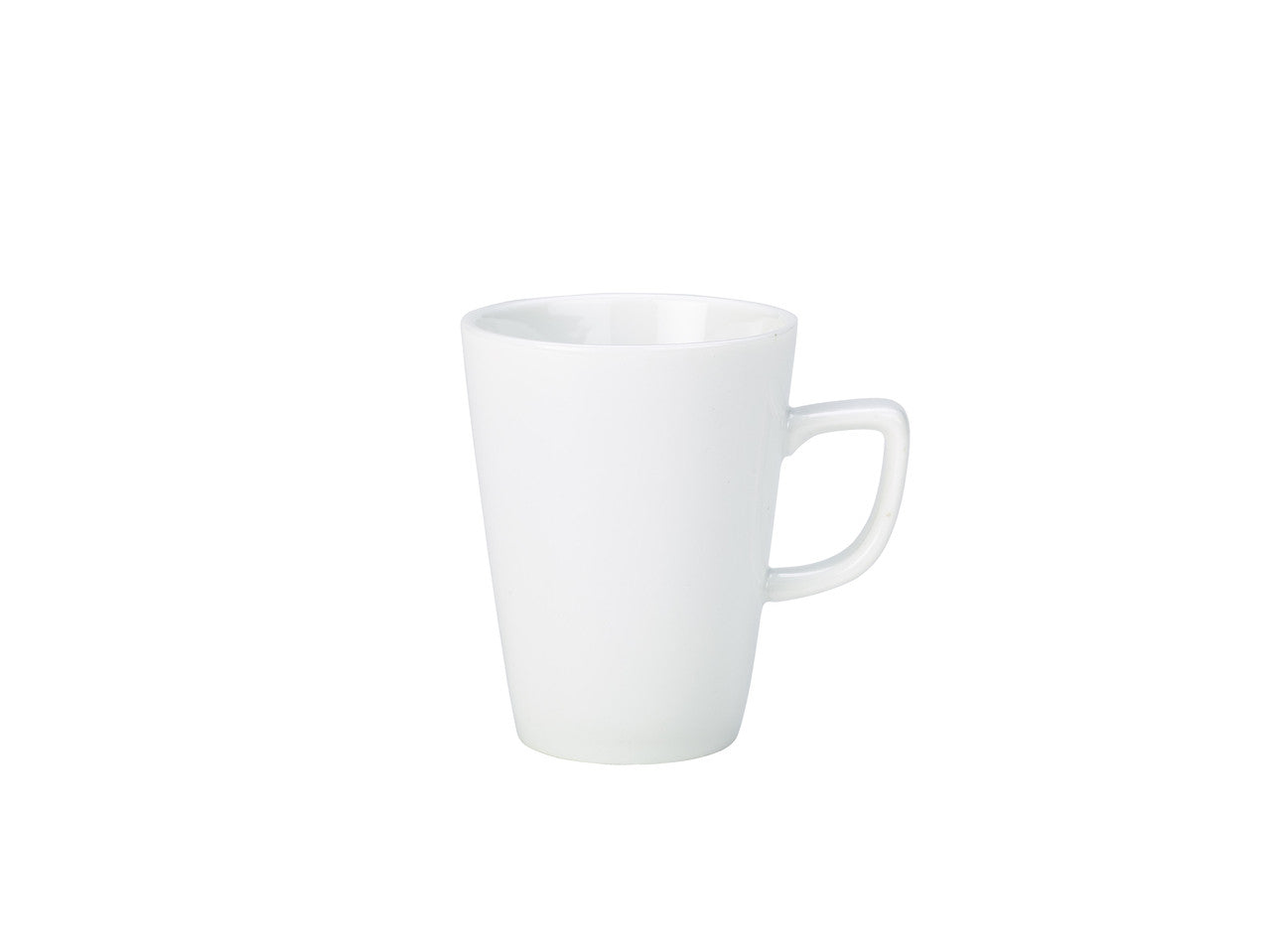 Genware Porcelain Conical Coffee Mug 22cl/7.75oz 6 Pack