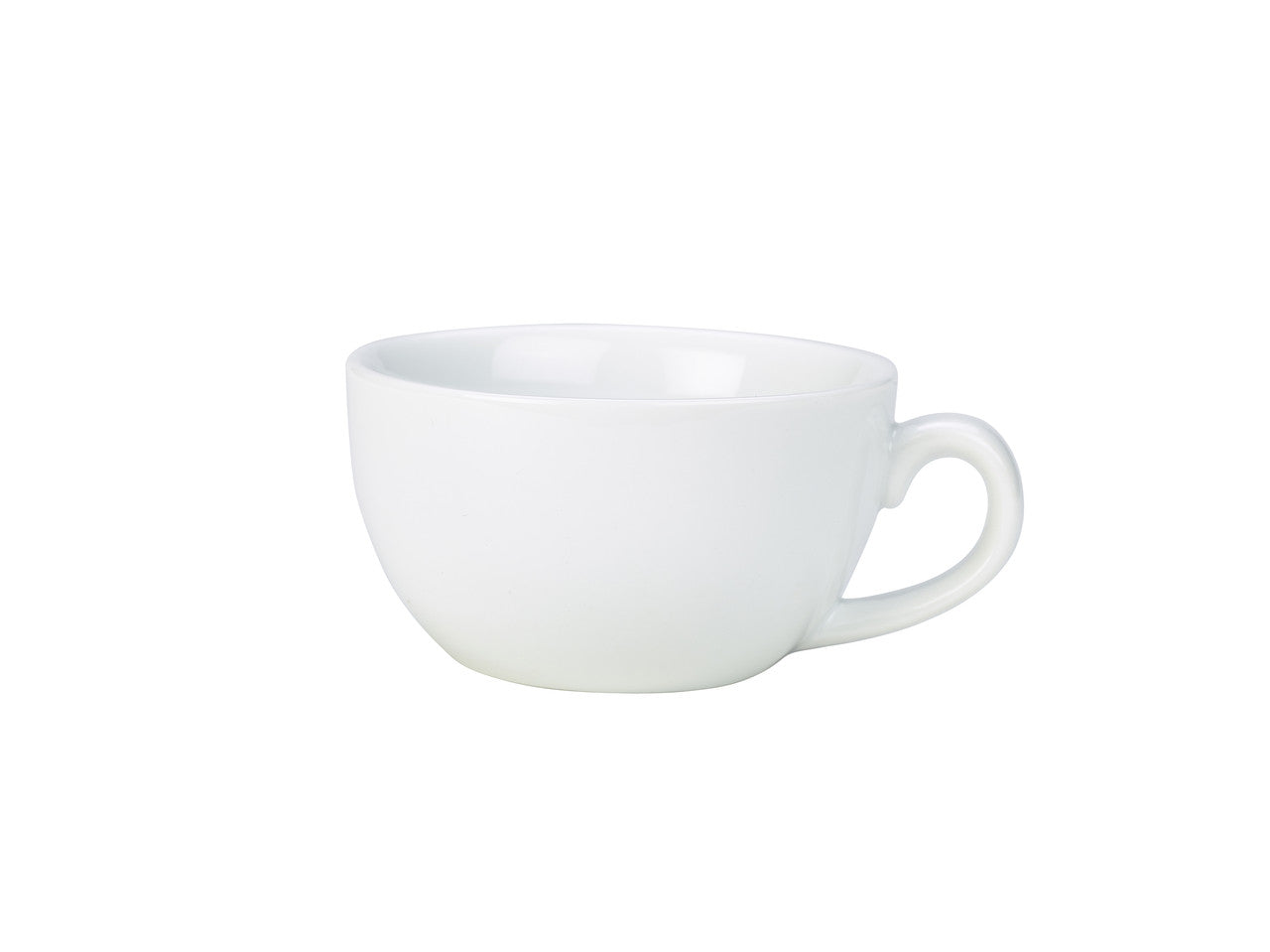 Genware Porcelain Bowl Shaped Cup 29cl/10.25oz 6 Pack