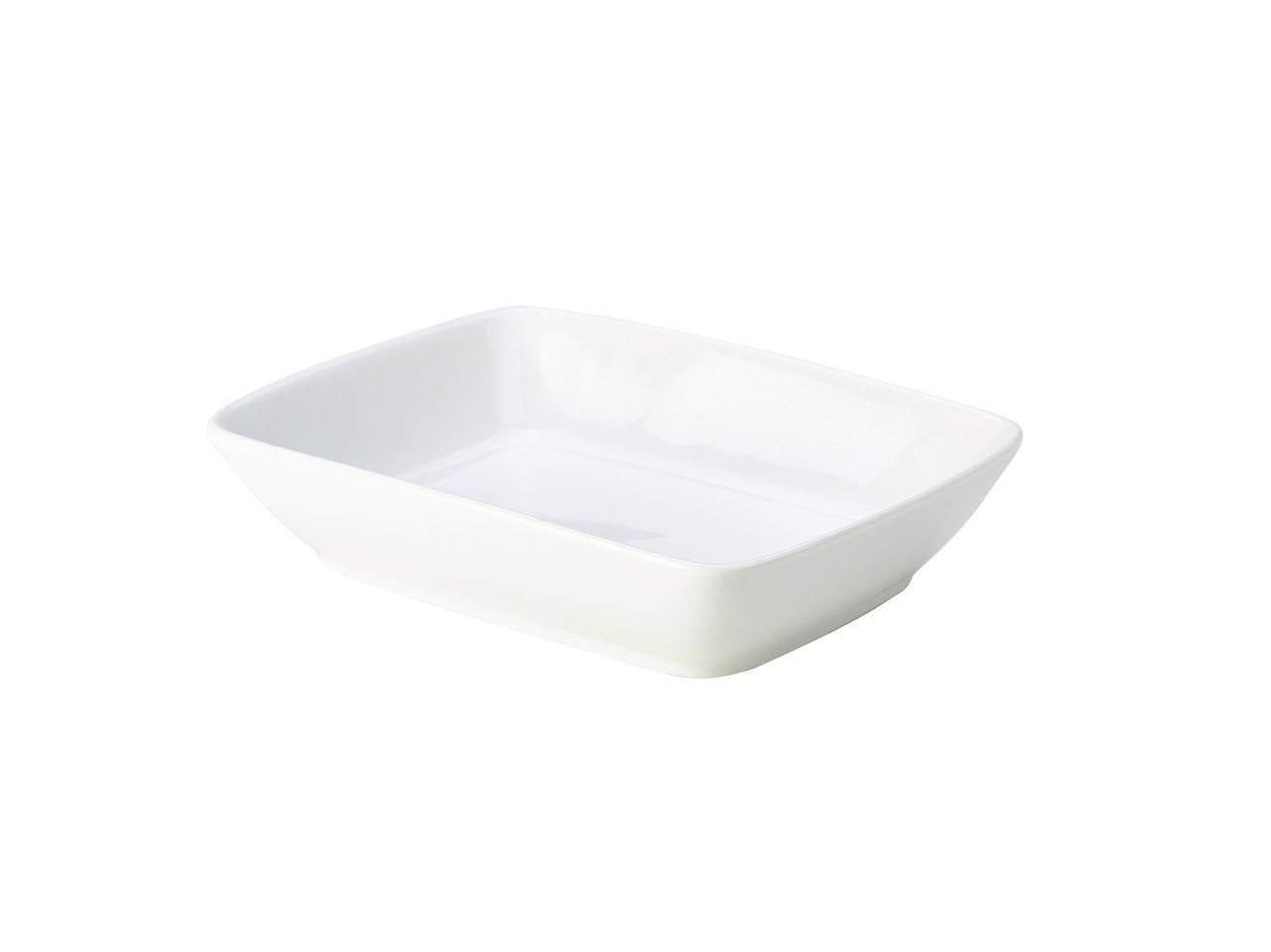 Genware Porcelain Rectangular Dish 19 x 14.5cm/7.5 x 5.75" 6 Pack
