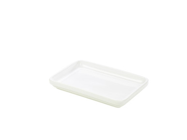 Genware Porcelain Deep Rectangular Dish 20 x 14 x 2.5cm/8 x 5.5 x 1" 6 Pack