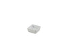 Genware Porcelain Square Dish 6.4 x 2.5cm/2.5 x 1" 12 Pack