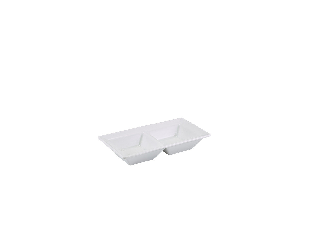 GenWare Porcelain Double Dish 15 x 8cm/6 x 3" 6 Pack