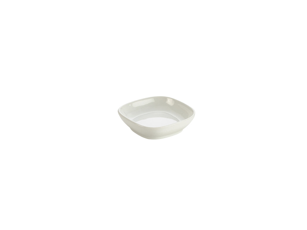 Genware Porcelain Ellipse Dish 6.9cm/2.75" 24 Pack