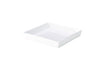 Genware Porcelain Square Dish Holder 17.9cm/7" 6 Pack