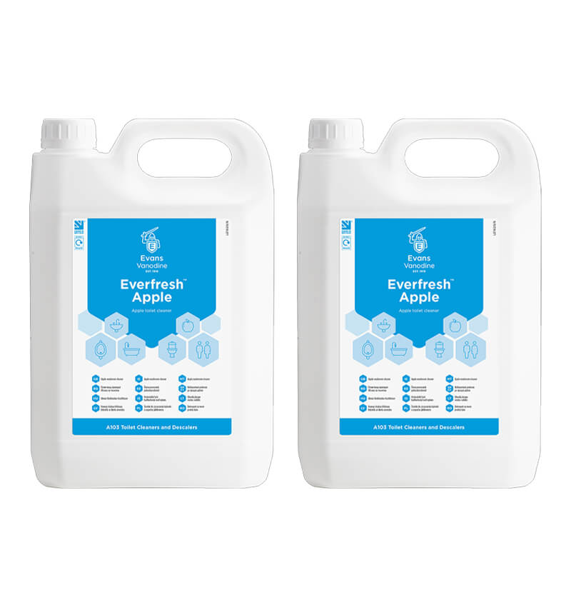 Evans Everfresh Apple Toilet and Washroom Cleaner 5Ltr