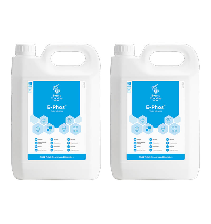 Evans Toilet Cleaners and Descalers E-Phos 5Ltr