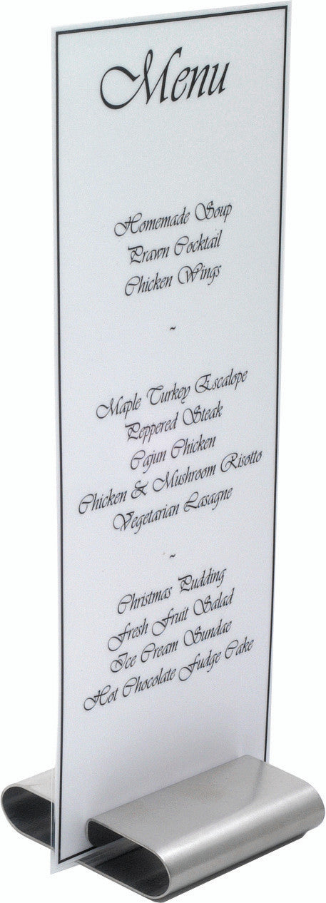 GenWare Stainless Steel Menu Stand