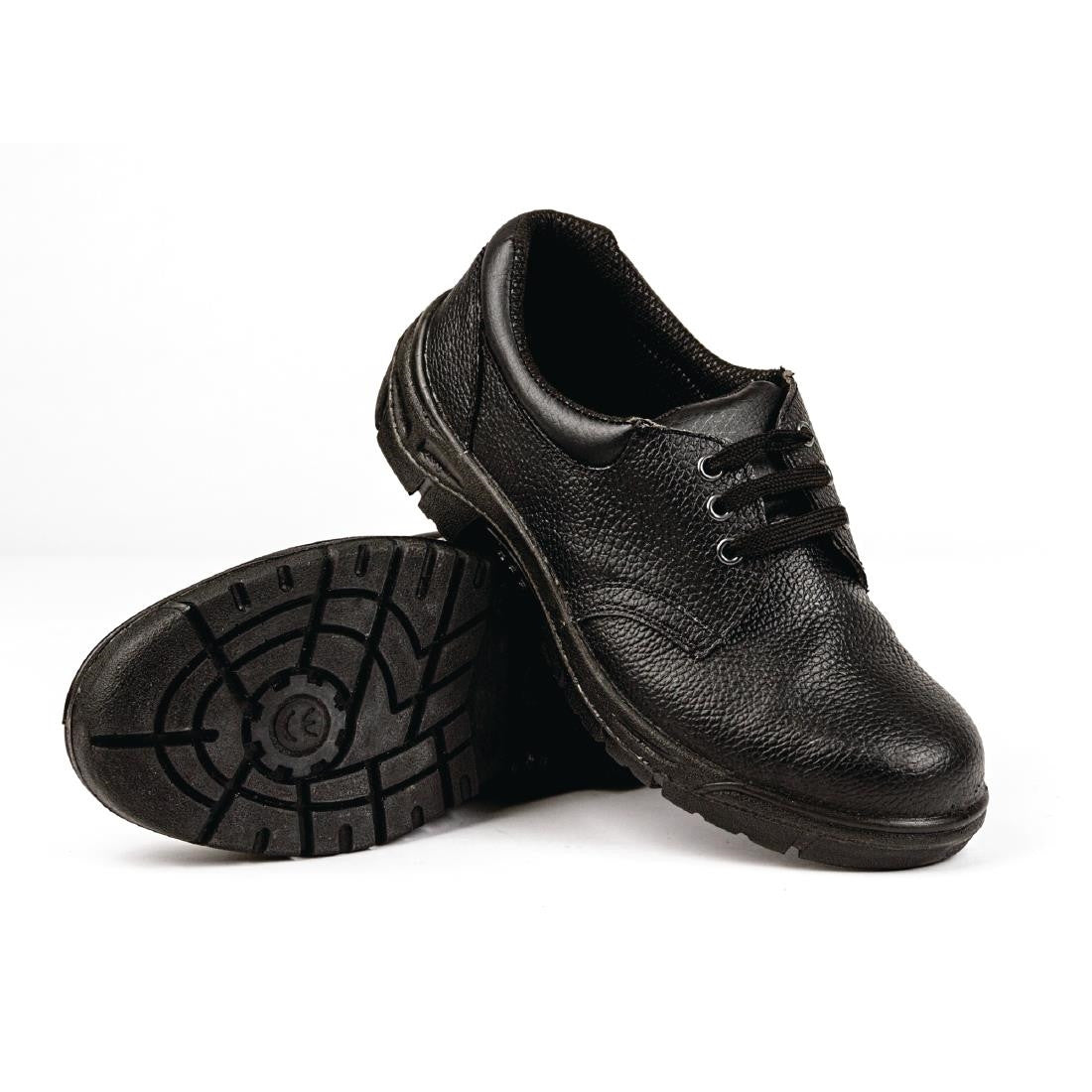 Pair of Essentials Unisex Safety Shoe Black 37.