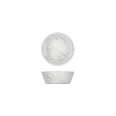 White Marble Agra Melamine Bowl 12.7 x 4.5cm 24 Pack