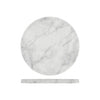 White Marble Agra Melamine Round Slab 28.5cm
