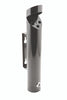 Cylinder Wall-Mounted Black Ashtray 46X7.5cm
