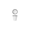 Black/White Melamine Athens Pot 9.2 x 9cm 24 Pack