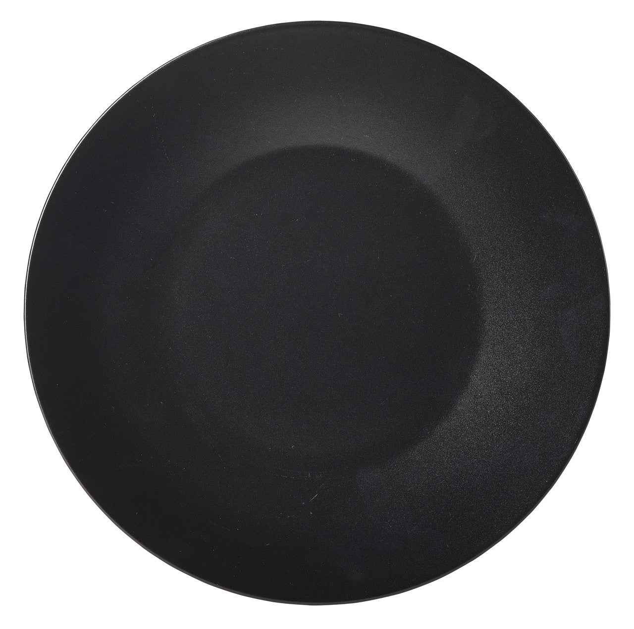 Luna Stoneware Black Wide Rim Plate 30.5cm/12" 6 Pack