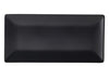 Luna Stoneware Black Rectangular Plate 30 x 15cm/12 x 6" 6 Pack