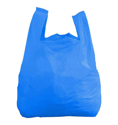 Heavy Duty Blue Carrier Bag 14 micron 11 x 17 x 21 2000 Pack