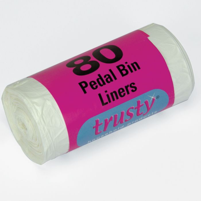 Pedal Bin Liners Medium Duty White 1600 Pack