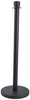 Genware Black Barrier Post 2 Pack