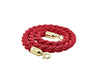 Barrier Rope Red- Brass Plated Ends
