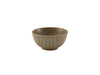 Terra Porcelain Matt Grey Scalloped Round Bowl 13.8cm 6 Pack