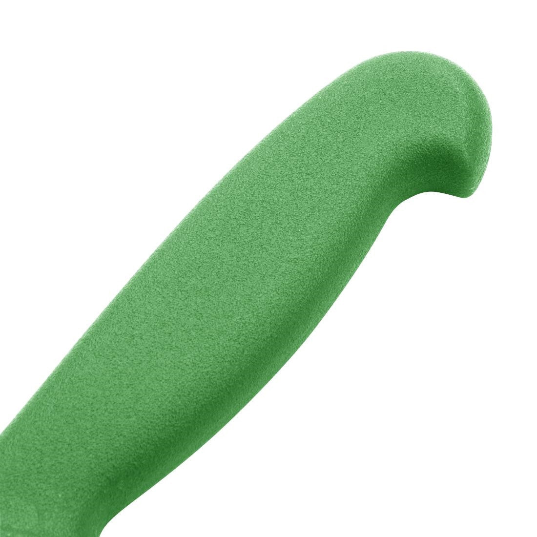 Handle of Hygiplas Paring Knife Green 9cm.