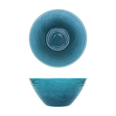 Light Blue Glazed Melamine Casablanca Bowl 20.5 x 9.5cm