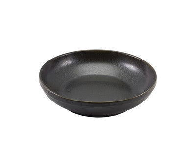 Terra Porcelain Black Coupe Bowl 27.5cm 6 Pack