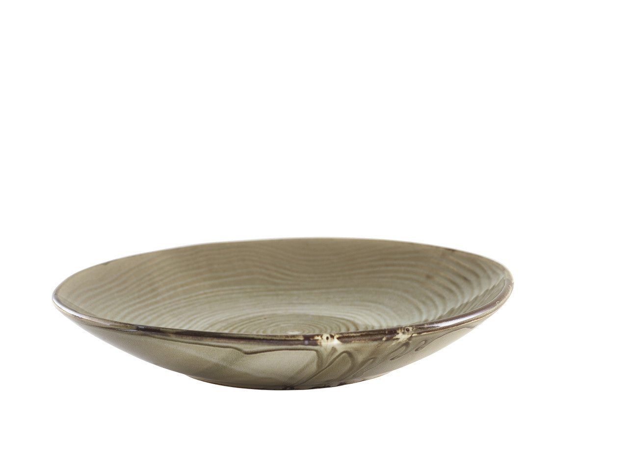 Terra Porcelain Grey Organic Coupe Bowl 26cm 6 Pack