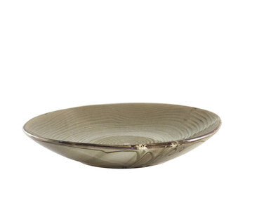 Terra Porcelain Grey Organic Coupe Bowl 26cm 6 Pack