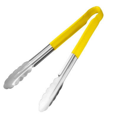 Hygiplas Colour Coded Yellow Serving Tongs 11" CB157