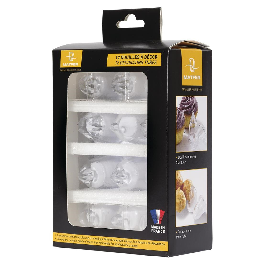 Matfer Bourgeat Piping Tips Assorted Set (Pack of 12) CC071